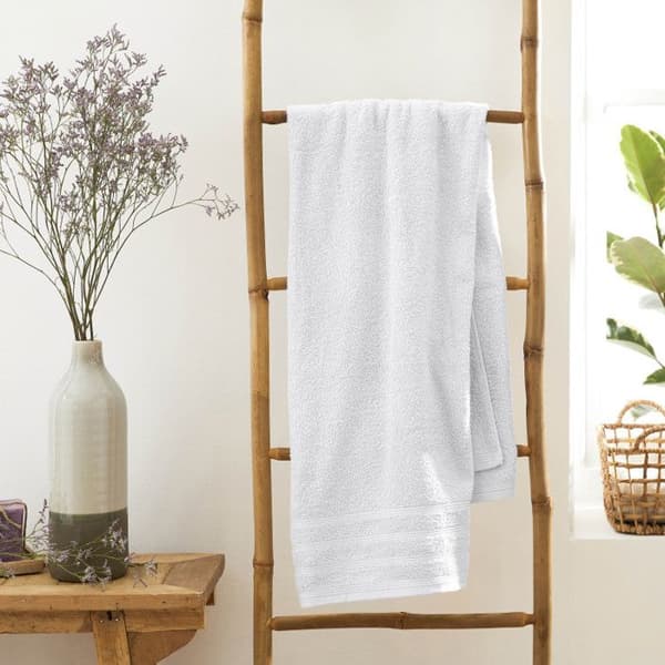 Set med 2 "Spa" badlakan 90 x 150 cm / 400 gr/m² - "Spa" Neige