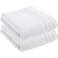 Miniatyrbild 1 av 4: Set med 2 "Spa" badlakan 90 x 150 cm / 400 gr/m² - "Spa" Neige
