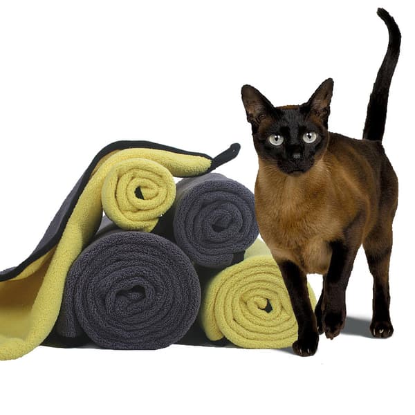 INF Ultra-absorberende mikrofiber kæledyrsbadehåndklæde til hunde og katte