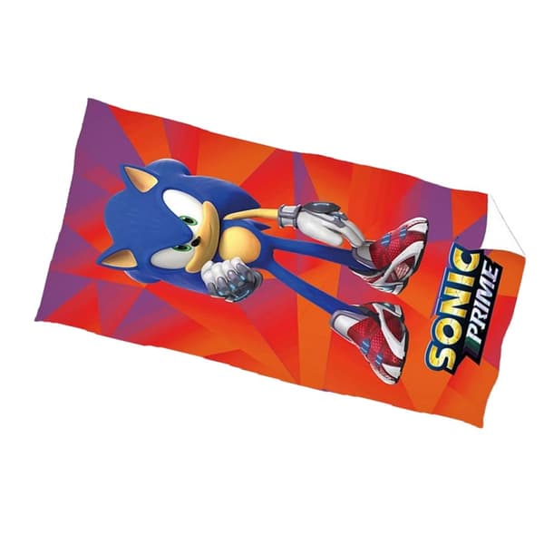 Sonic Prime Strandhåndklæde i bomuld