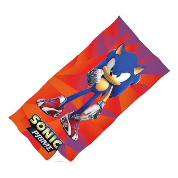 Sonic Prime Strandhåndklæde i bomuld