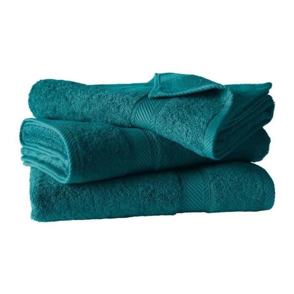 Duschhandduk - De Witte Lietaer - 70x140 cm - 100% bomull - 3-pack - Grön