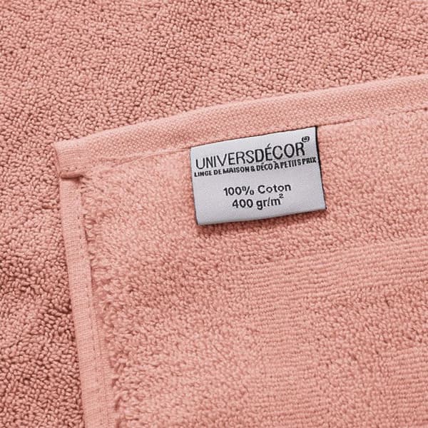 Förpackning med 24 gästhantlar frotté "Spa" 30 x 50 cm / 400 gr/m² - "Spa" Blush - Förpackning med 6 gästhantlar 30 x 50 cm