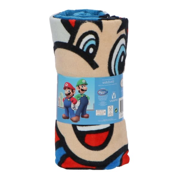 Badhandduk 100% Bomull - Super Mario