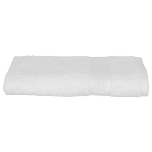 Badehåndkle Atmosphera Bomull Hvit 450 g/m² (50 x 90 cm)