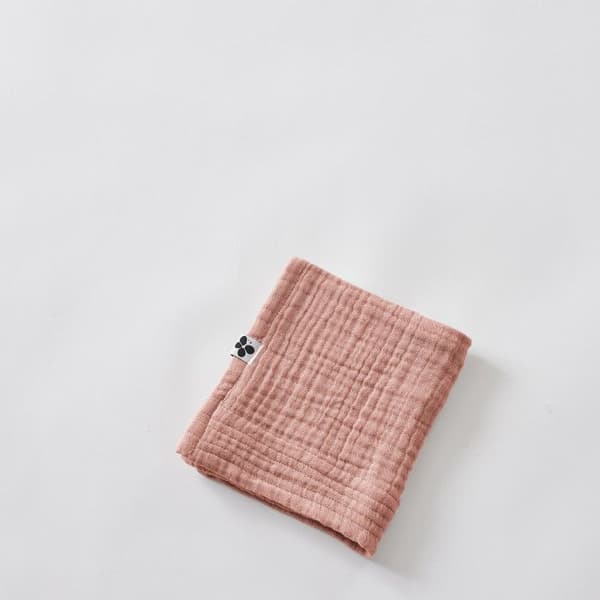 Gästhandduk 30 x 50 cm Gaïa vanlig bomullsväv - Gaïa Peach Pink