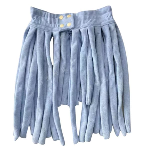 INF Hurtigt\u00f8rrende h\u00e5rhandkl\u00e6de turban til kr\u00f8llet h\u00e5r Blå