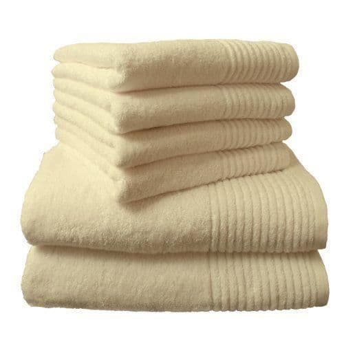 Dyckhoff 0410996205 Toalettset med 4 handdukar 50x100cm och 2 badlakan 70x140cm Champagne