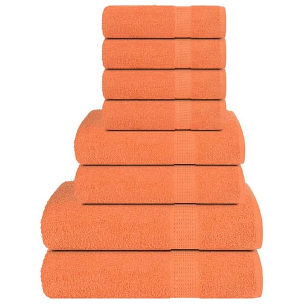 Handdukar 8 st orange 360 gsm 100% bomull