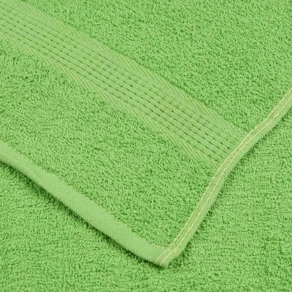 vidaXL Håndklær 10 stk eplegrønn 50x100 cm 360 g/m² 100 % bomull