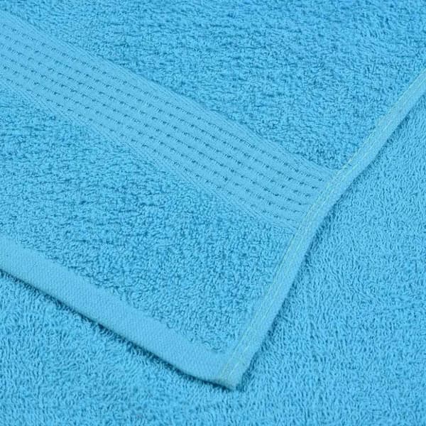 vidaXL Badlakan 4 st turkos 100x150 cm 360 gsm 100% bomull