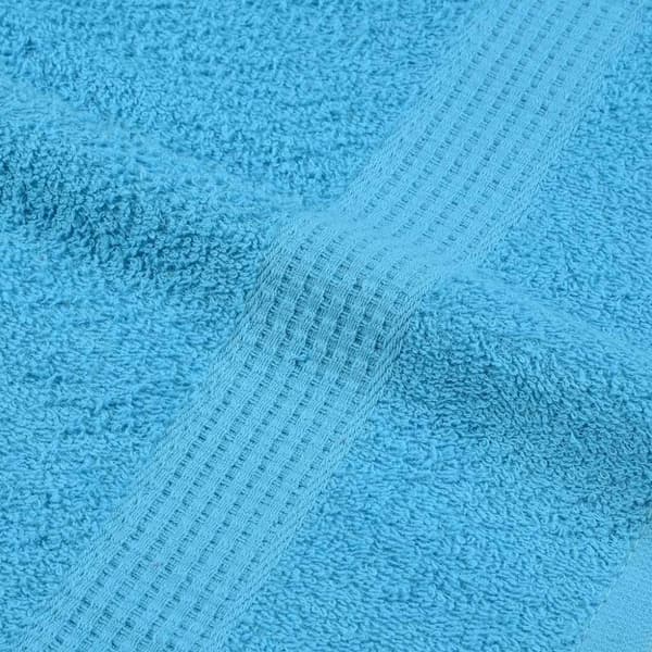vidaXL Handdukar 2 st turkos 50x100 cm 360 gsm 100% bomull