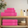 Miniatyrbild 3 av 11: vidaXL Handdukar 10 st rosa 100x200 cm 360 gsm 100% bomull