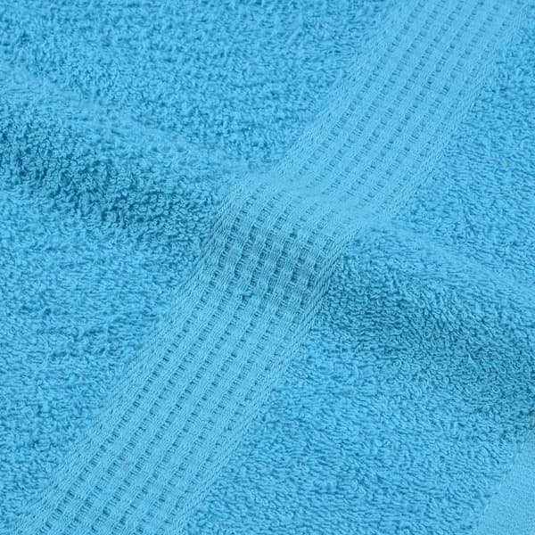 vidaXL Gästhanddukar 4 st turkos 30x50 cm 360 gsm 100% bomull