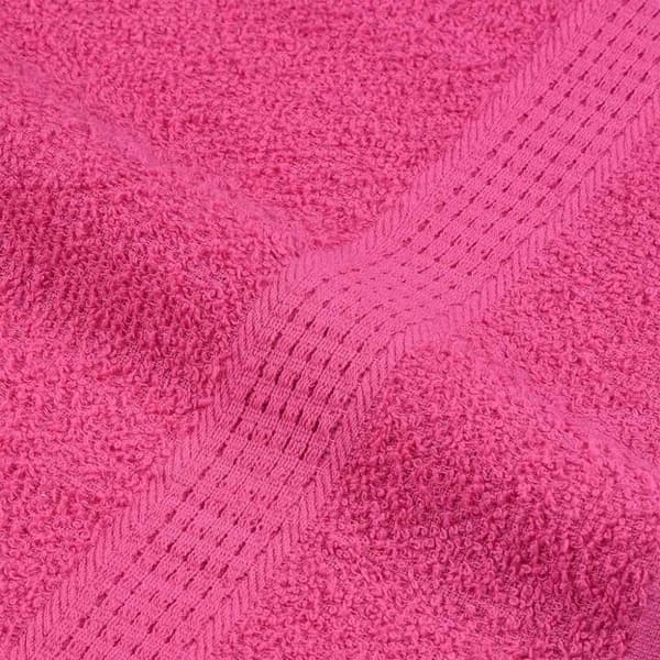 vidaXL håndklæder 2 stk. 70x140 cm 360 g/m2 100 % bomuld lyserød