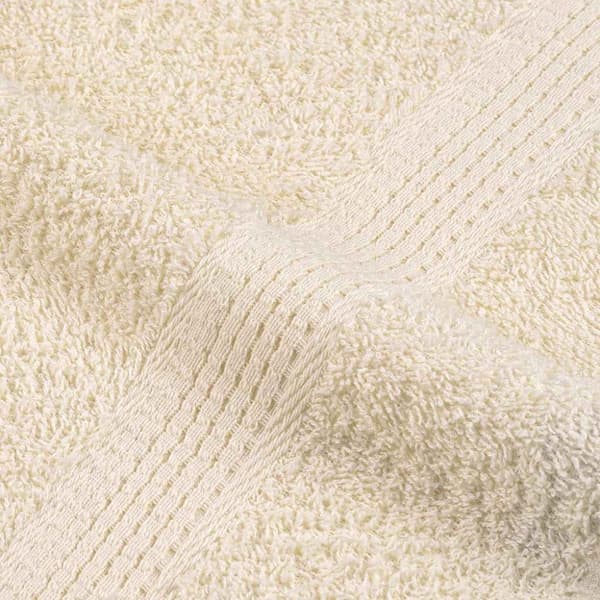 vidaXL Såpehåndklær 2 stk kremhvit 30x30 cm 360 g/m2 100 % bomull
