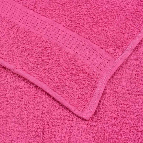 vidaXL håndklæder 2 stk. 30x30 cm 360 g/m2 100 % bomuld lyserød