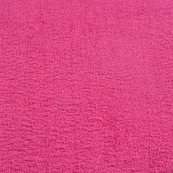 vidaXL Badlakan 2 st rosa 100x150 cm 360 gsm 100% bomull