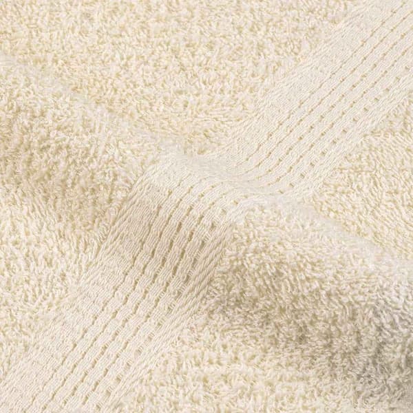 vidaXL Badlakan 10 st gräddvit 100x150 cm 360 gsm 100% bomull