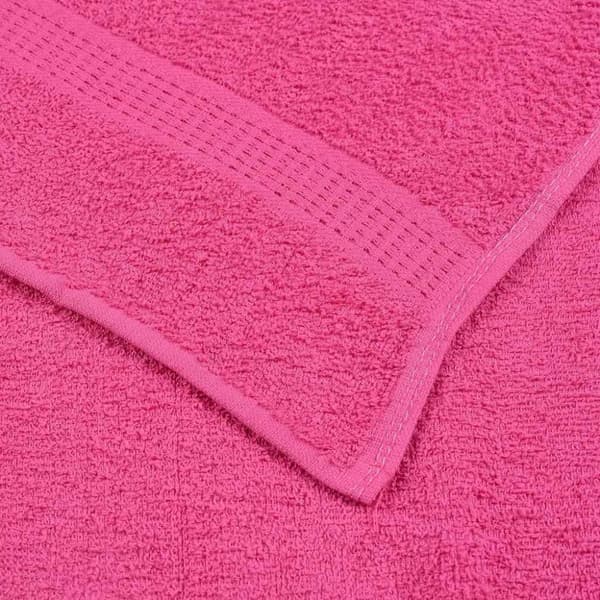 vidaXL Tvålhanddukar 4 st rosa 30x30 cm 600 gsm 100% bomull