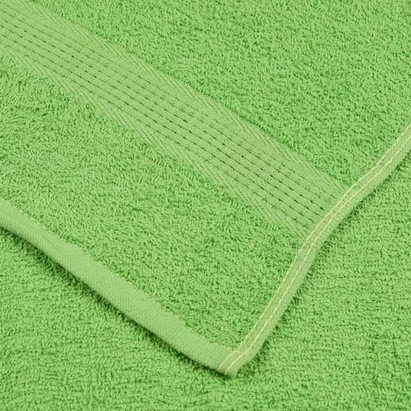 vidaXL Såpehåndklær 2 stk eplegrønn 30x30 cm 360 g/m² 100 % bomull
