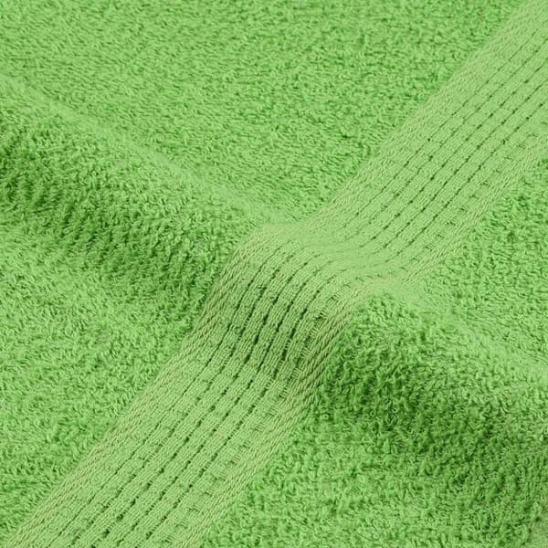 vidaXL Såpehåndklær 2 stk eplegrønn 30x30 cm 360 g/m² 100 % bomull
