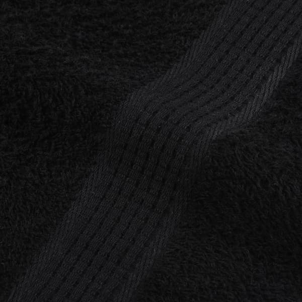 vidaXL Handdukar 8 st svart 360 gsm 100% bomull