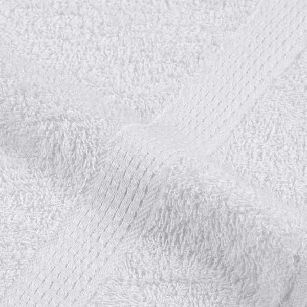 vidaXL 8-osainen pyyhesarja valkoinen 360 gsm 100 % puuvillaa