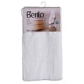 Miniatyrbild 2 av 3: Badhandduk Berilo 89679 Vit 80 % bomull 20 % Polyester 90 x 150 cm 90 x 0,5 x 150 cm (3 antal)