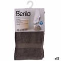 Pikkukuva 1 / 3: Kylpypyyhe Berilo 89668 Harmaa 80 % puuvillaa 20 % Polyesteri 30 x 50 cm (12 osaa)