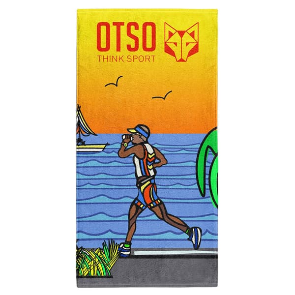 Otso Time To Tri Run Handduk För Män