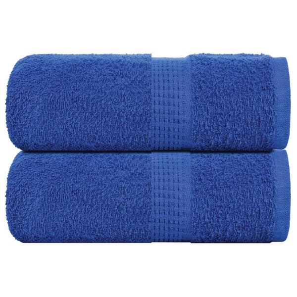 vidaXL håndklæder 2 stk. 30x30 cm 360 g/m2 100 % bomuld blå