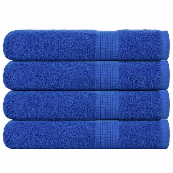 vidaXL Saunapyyhkeet 4 kpl sininen 80x200 cm 360 gsm 100% puuvillaa