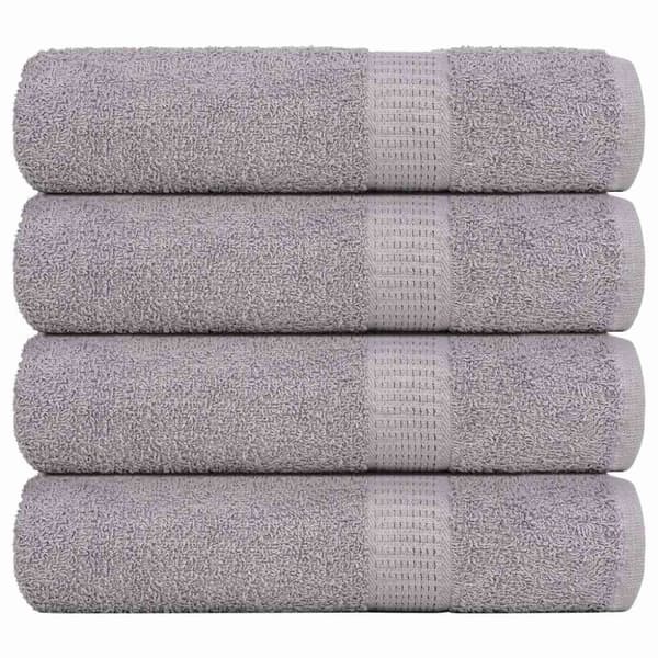 vidaXL håndklæder 4 stk. 50x100 cm 360 g/m2 100 % bomuld grå