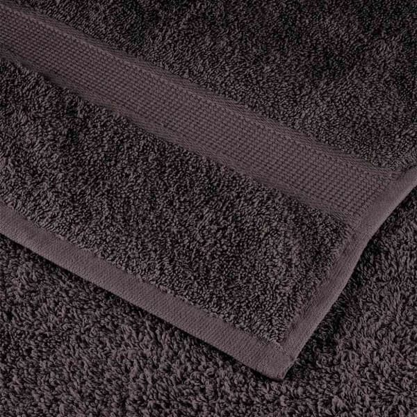 vidaXL Tvålhanddukar 10 st antracit 30x30 cm 360 gsm 100% bomull