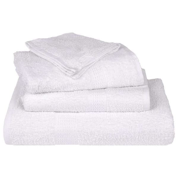 vidaXL håndklæder 10 stk. 30x30 cm 360 g/m2 100 % bomuld hvid