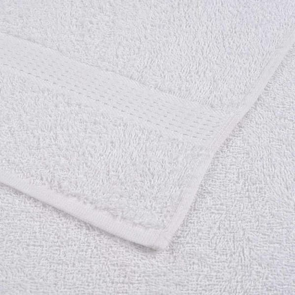 vidaXL Såpehåndklær 10 stk hvit 30x30 cm 360 g/m2 100 % bomull