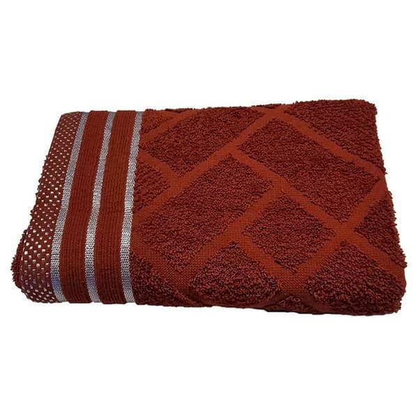 Servett Jacquard 50 x 90 cm - Röd
