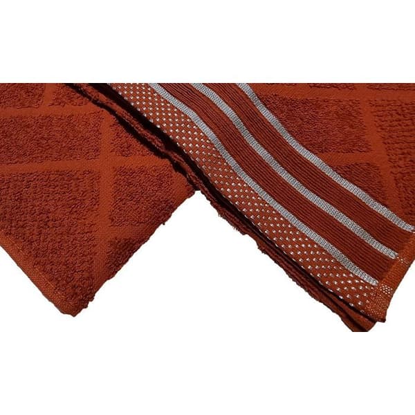 Servett Jacquard 50 x 90 cm - Röd