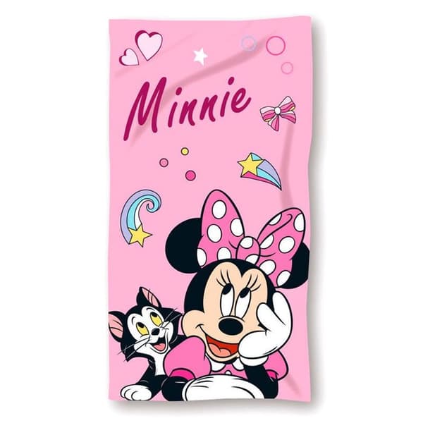 Disney Minnie flickas strandhandduk i bomull