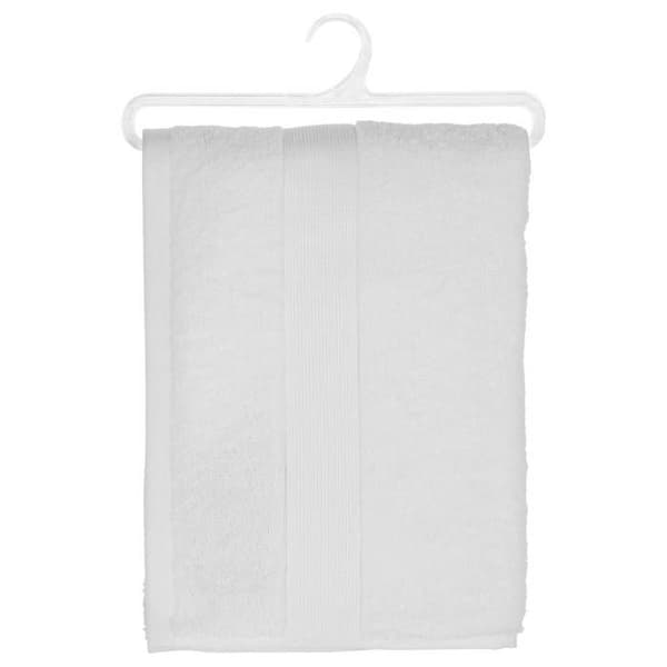Badlakan - Vita - Vit - 70 x 130 cm - 100 % bomull - 450 g/m²
