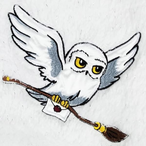 Peignoir Barn Harry Potter Hedwig 10/12 år Unik