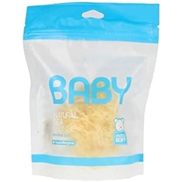 Svamp - SUAVIPIEL - Gul - 100 % naturlig - Hypoallergen - Extra mjuk