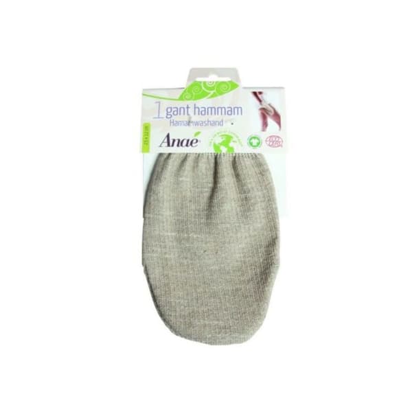Gant Hammam - ANAE - Lin Bio och Coton Bio - Exfoliant - Mjukhet - Tvättbar