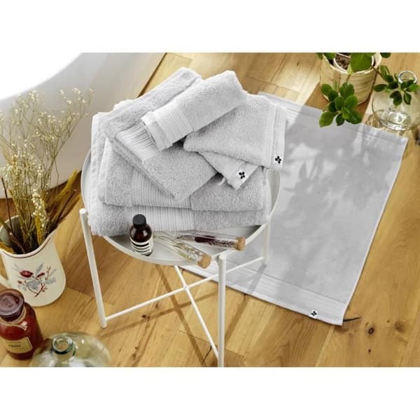 Servett gäst GARANCE 100 % ekologisk bomull 600 g-m² 30 x 50 cm färg Nuage