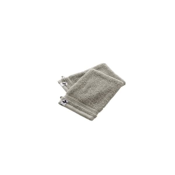 Set om 2 GARANCE handskar 100% ekologisk bomull 600 g-m² 15 x 21 cm färg Tonad jord.