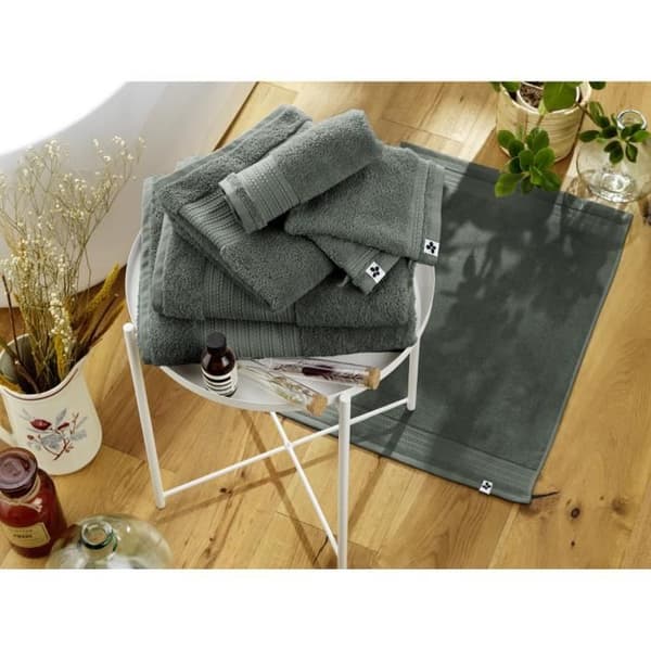 Servettgäst GARANCE 100% ekologisk bomull 600 g-m² 30 x 50 cm färg Rosmarin
