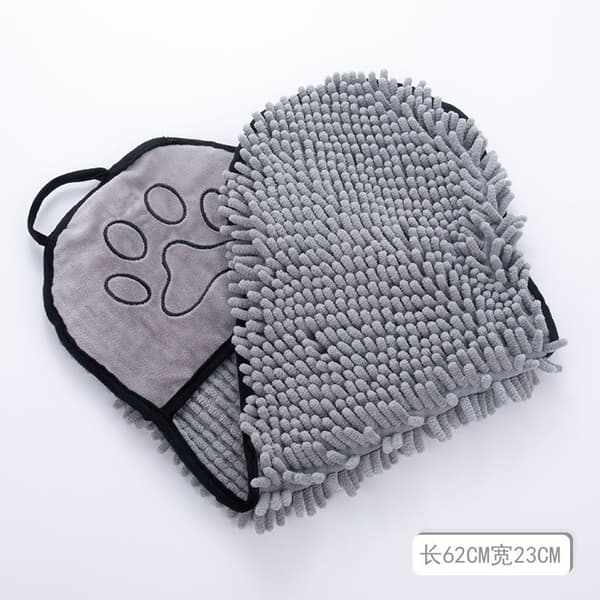 INF Chenille husdjurshandduk
