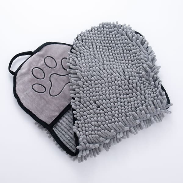 INF Chenille husdjurshandduk