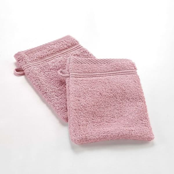 Set med 2 Handdukar "Tendresse" 15x21cm Rosenträ